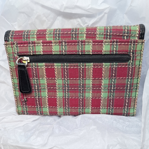 Longaberger red and green wallet EUC - Picture 4 of 5